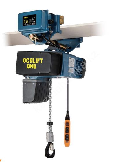 Таль электрическая цепная ТЭЦ OCALIFT DMG 2501D 250кг 4,5м 8/2 м/мин, передвижная 20 м/мин, 380в
