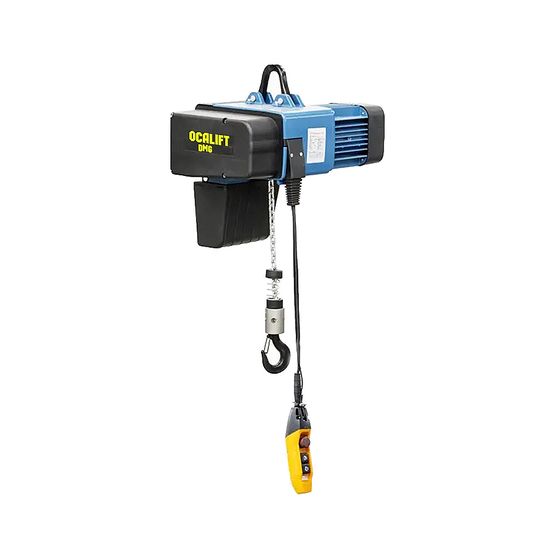 Таль электрическая цепная ТЭЦ OCALIFT DMG 2501D 250кг 4,5м 8/2м/мин, стационарная 380в