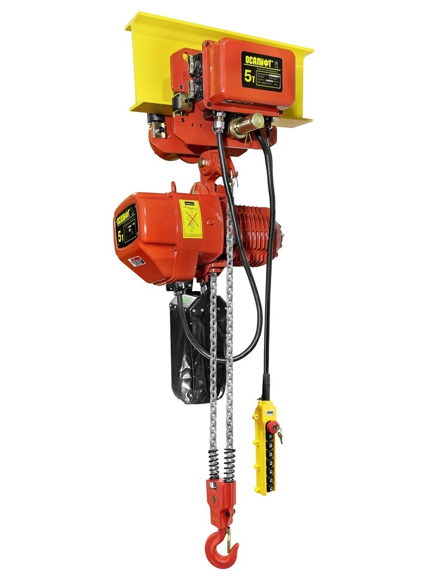 5т 4,5м таль цепная ТЭЦ OCALIFT 05-02D 380в передвижная две скорости