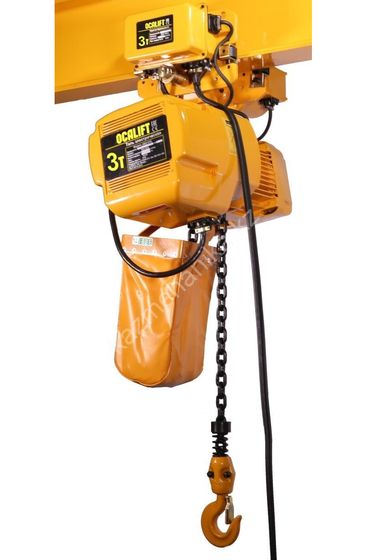 Таль цепная ТЭЦ OCALIFT M03-01D 3т 12м М5 ЧАСТОТНИК 380в передвижная